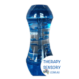 Cyclone Timer from TherapySensory.com.au displays a blue timer that has bubbles that spin in a circle.