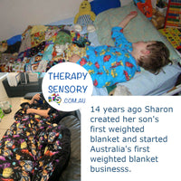 Weighted blanket from TherapySensory.com.au
