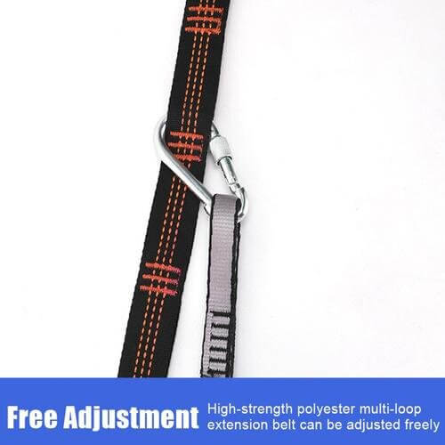 Kids Elastic Yoga Sensory Hammock Swing, includes 1x Hammock, 1 x Connecting Rope, 1 x Extension Band, 1 x Titanium Alloy Lock.