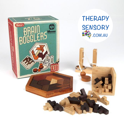 Mensa's Wooden Brain Bogglers from TherapySensory.com.au