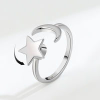 Fidget Ring, Moon and Stars