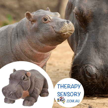 Jumbo weighted hippo from TherapySensory.com.au