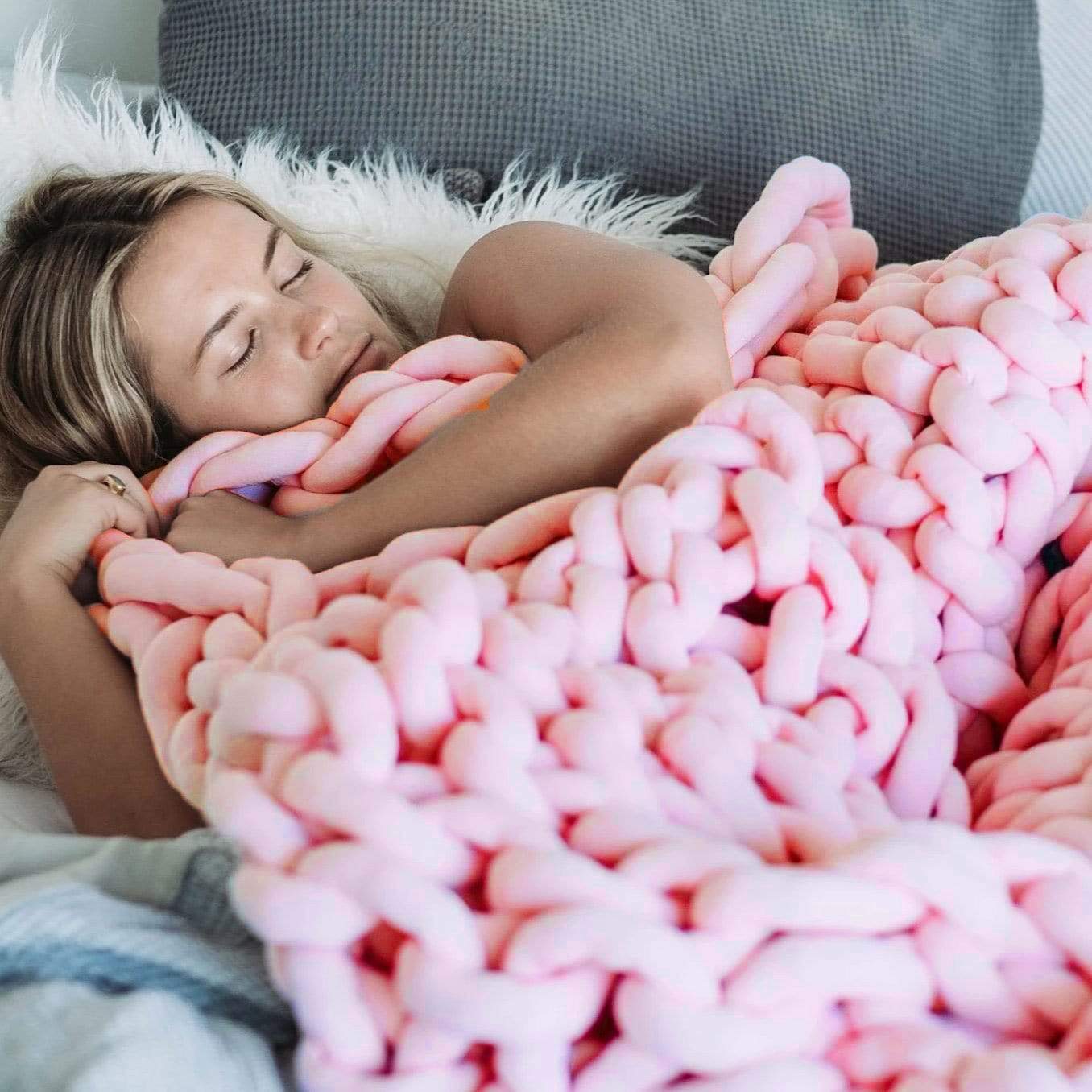 Knitted Weighted Blanket