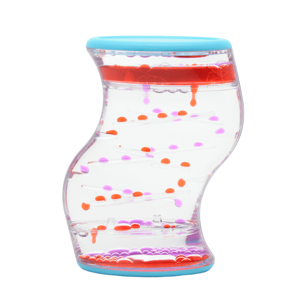 S Shaped Liquid Timer - 13cm| Therapy Sensory Shop