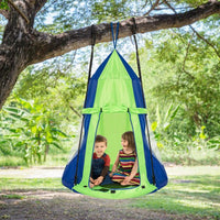 2 IN 1 KIDS HANGING TREE TENT SWING